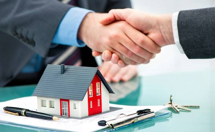 Handshake over Property Deal